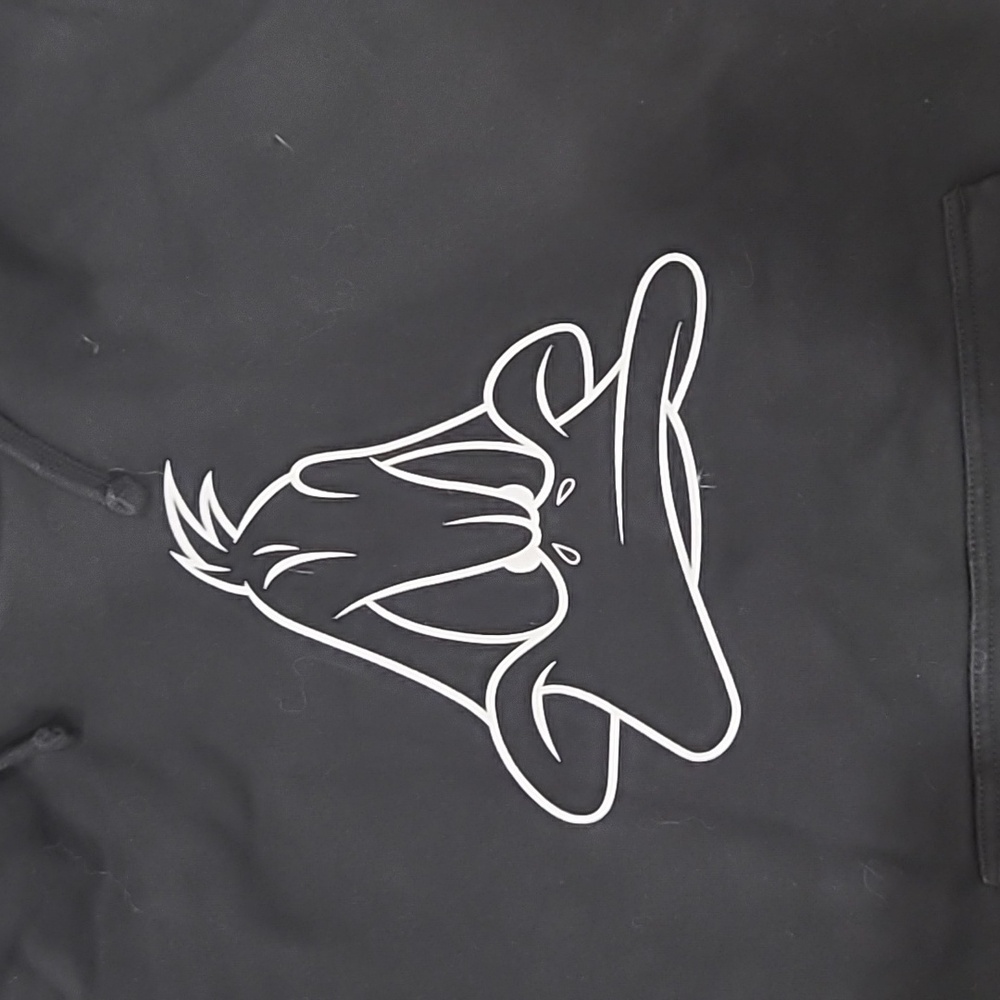 H&M looney Tunes Hoodie Unisex, Donald Duck,medium. Black - Picture 3 of 8
